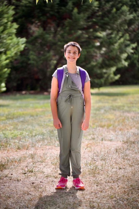 Molly Parks is all set for sixth grade at Mariner Middle. MATTHEW PARKS PHOTO